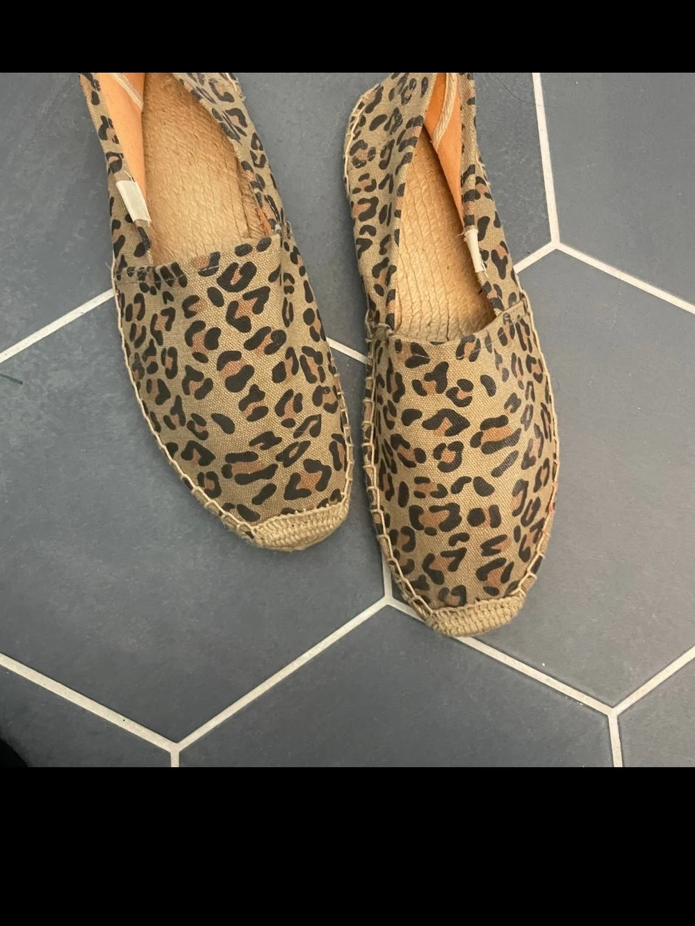 Soludos Leopard Print Espadrilles - Beige and Brown